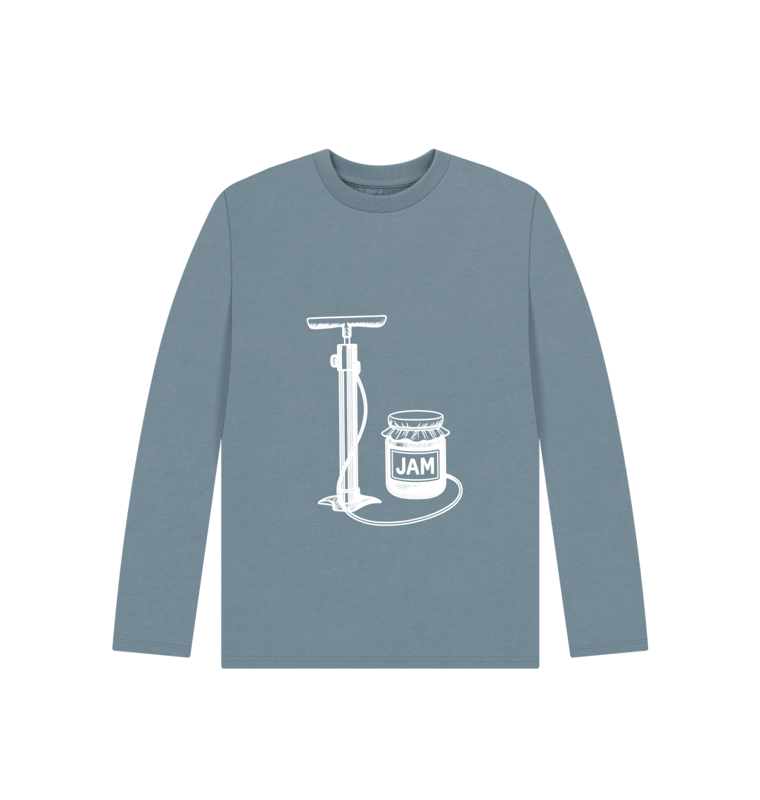 Stone Blue Printed Kids T-Shirt