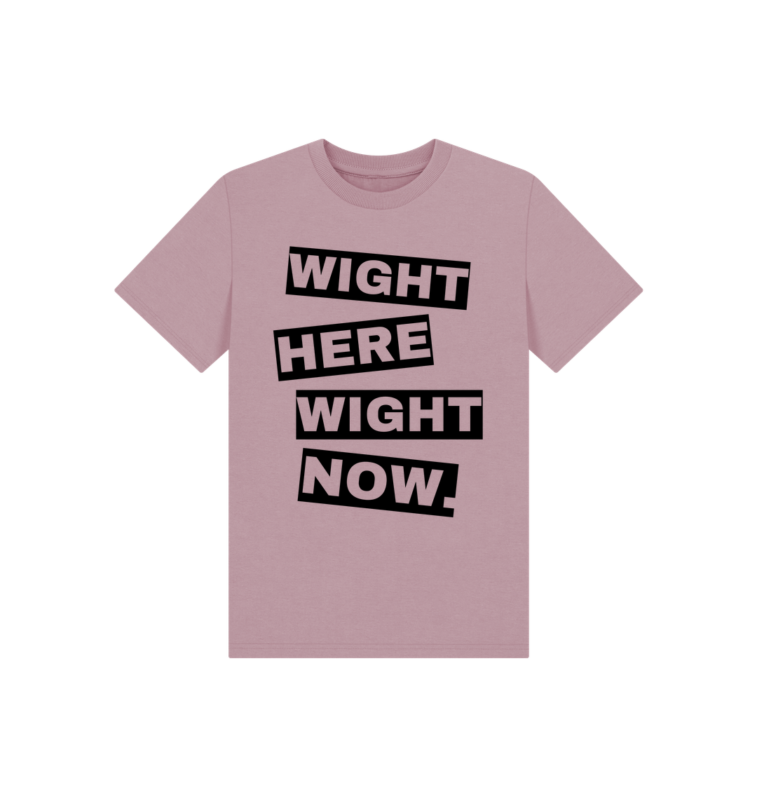 Mauve Printed Kids T-Shirt