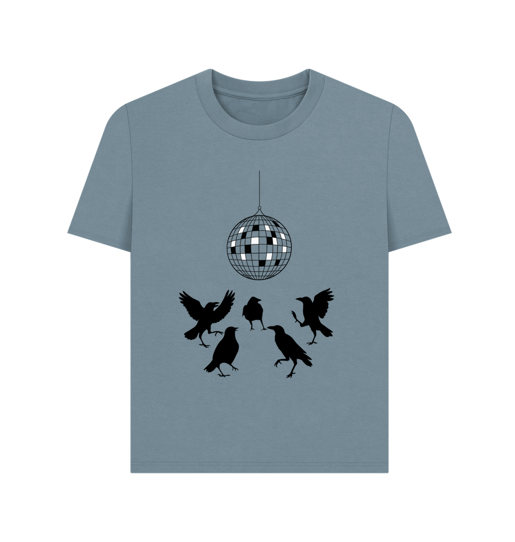 Stone Blue Printed T-shirt