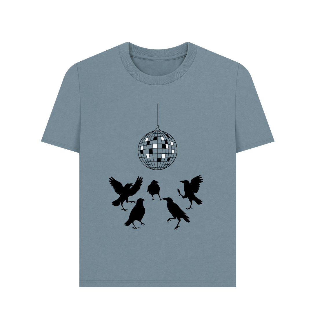 Stone Blue Printed T-shirt