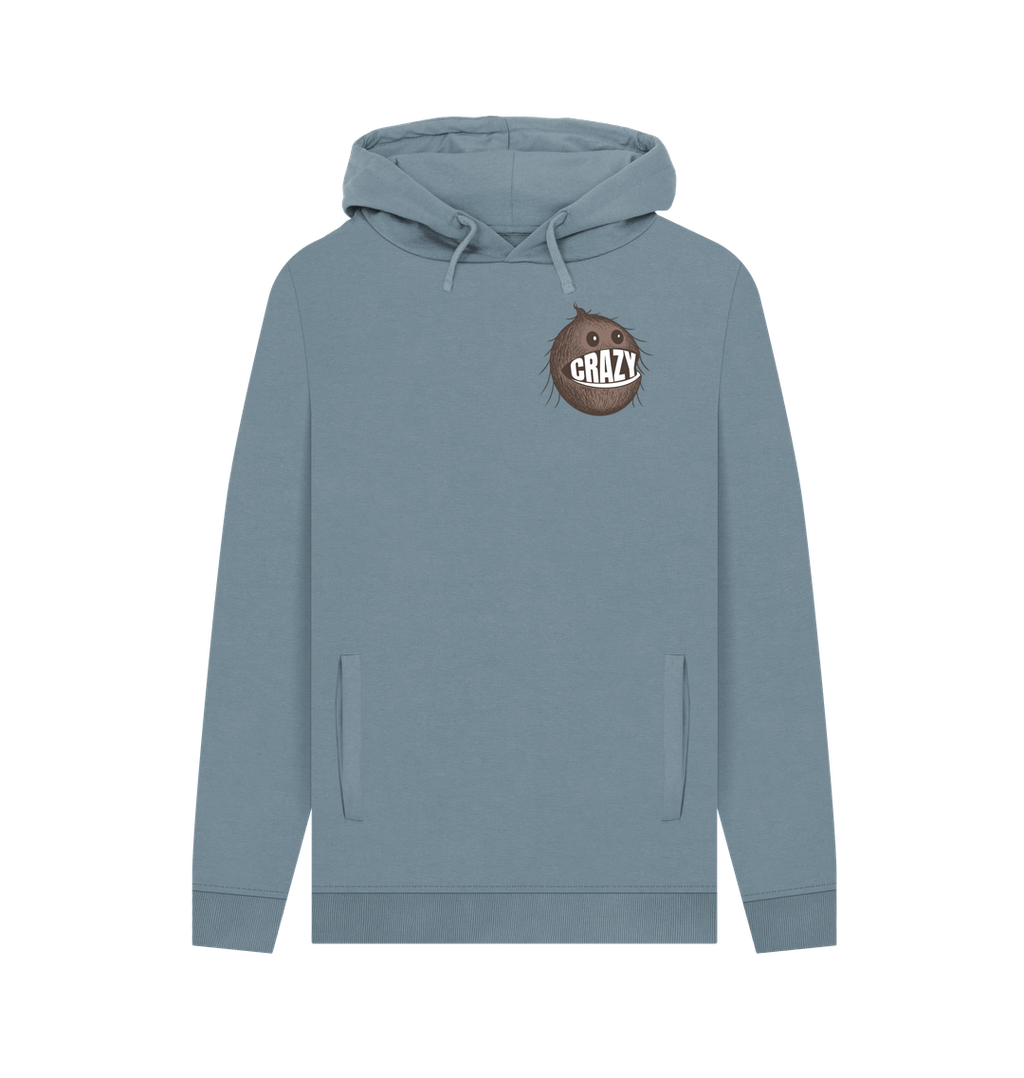 Stone Blue Printed Hoody