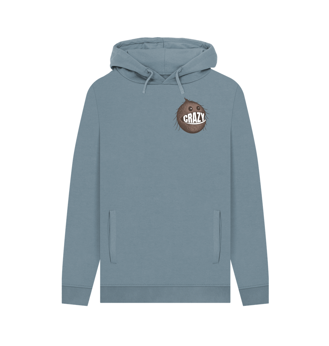 Stone Blue Printed Hoody