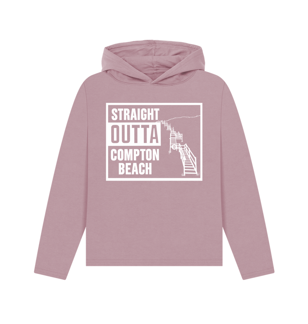 Mauve Printed Hoody