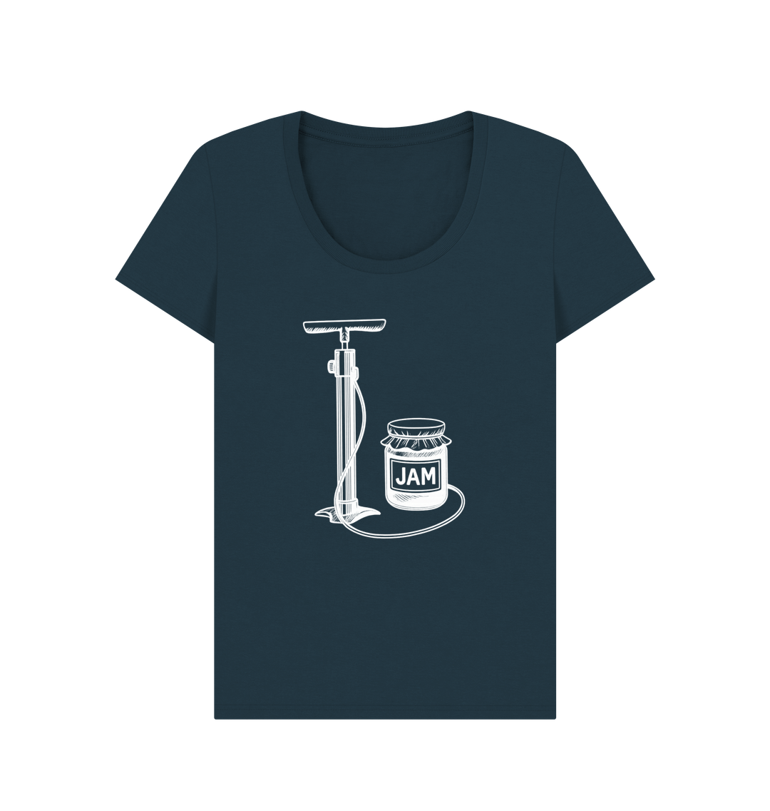 Denim Blue Printed T-shirt