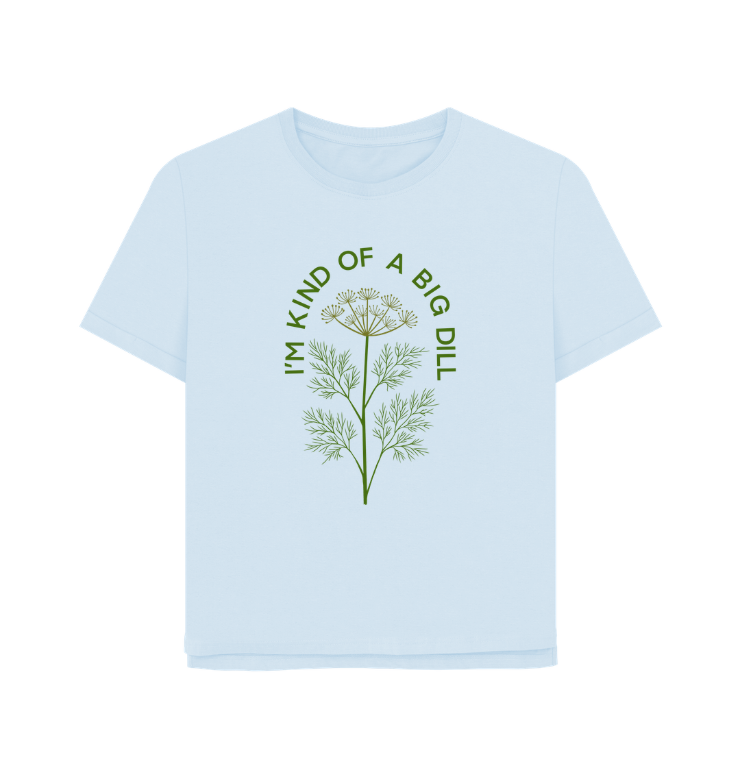 Sky Blue Printed T-shirt Front