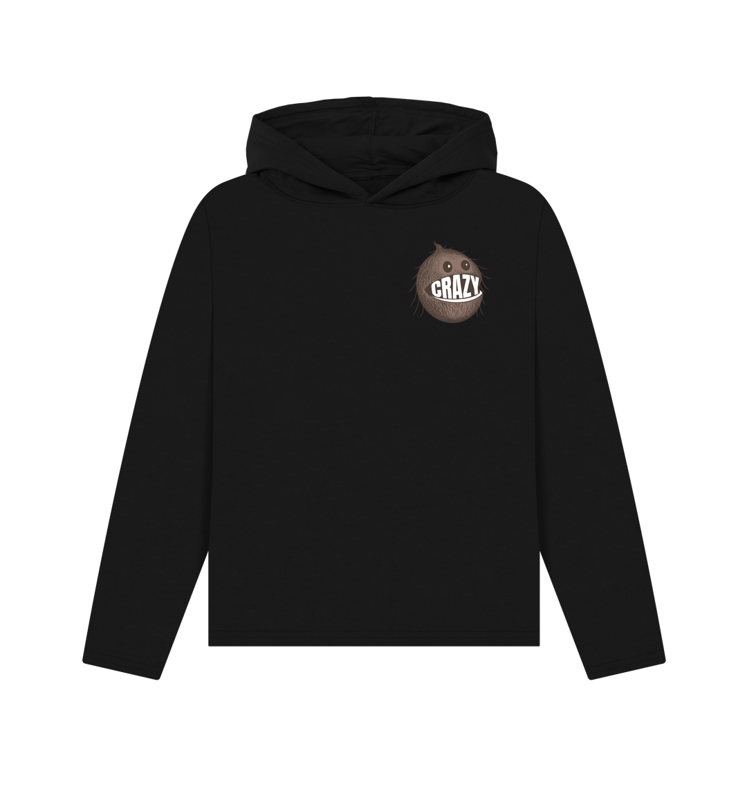 Black Printed Hoody