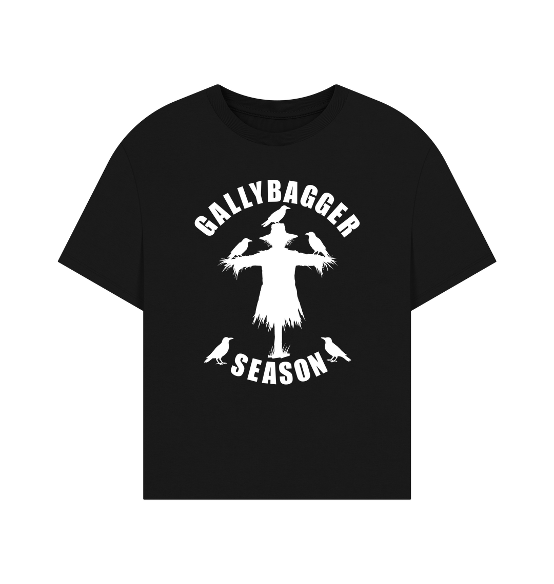 Black Printed T-shirt Front
