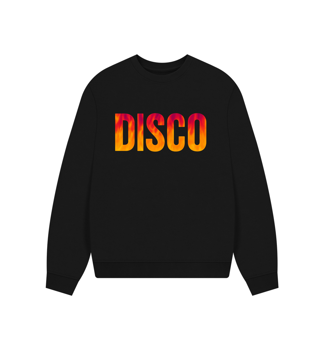 Black Printed Sweater