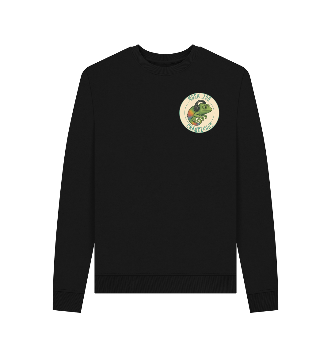 Black Printed Sweater