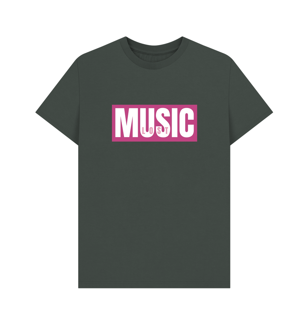 Dark Grey Printed T-shirt