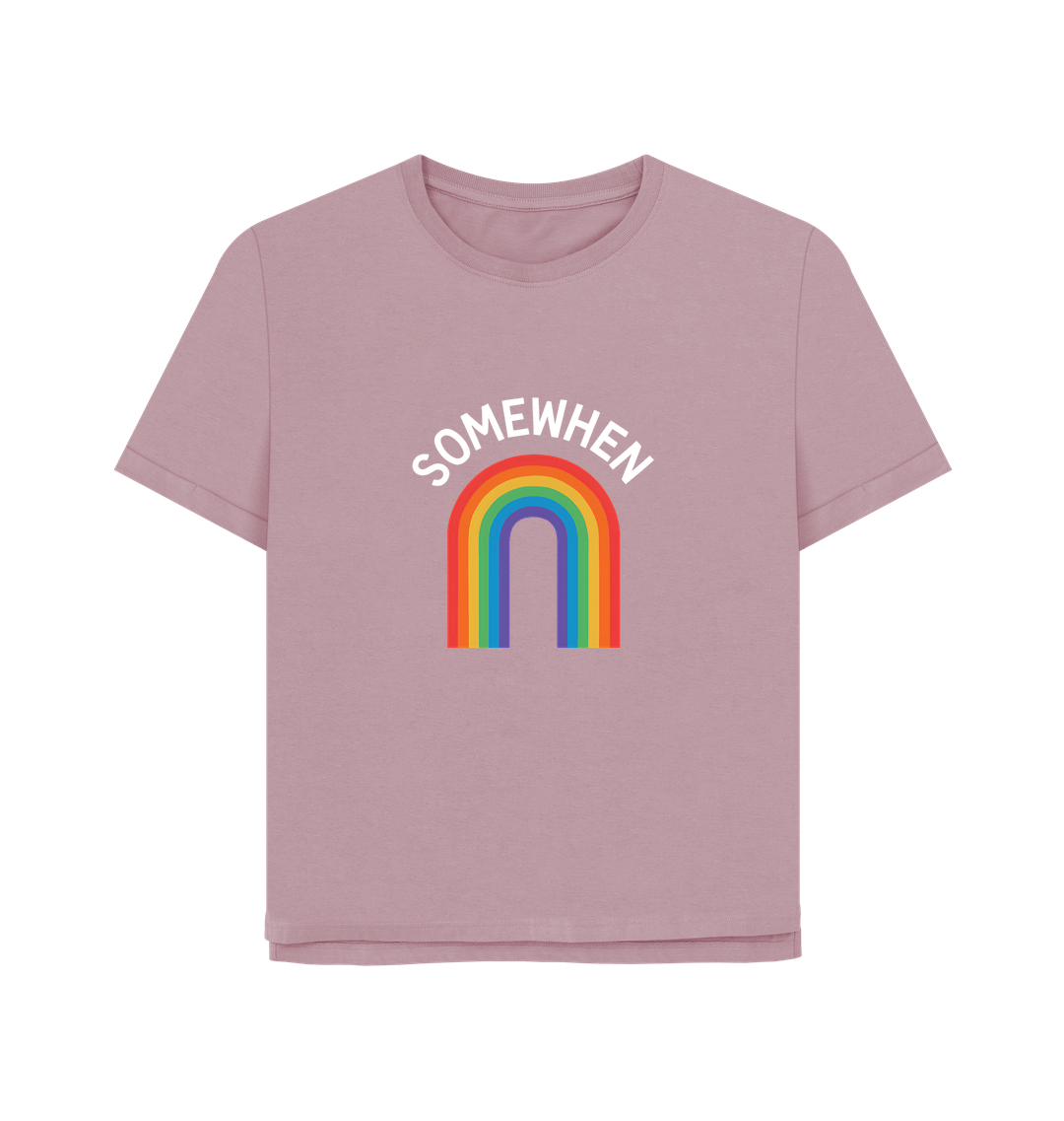 Mauve Printed T-shirt