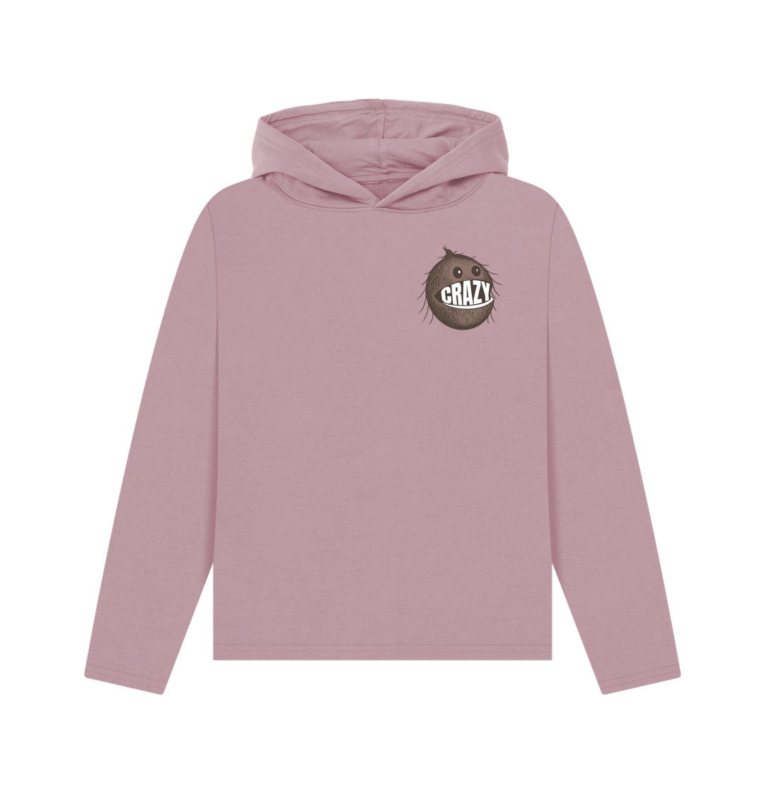 Mauve Printed Hoody