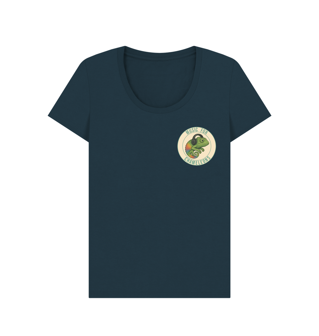 Denim Blue Printed T-shirt
