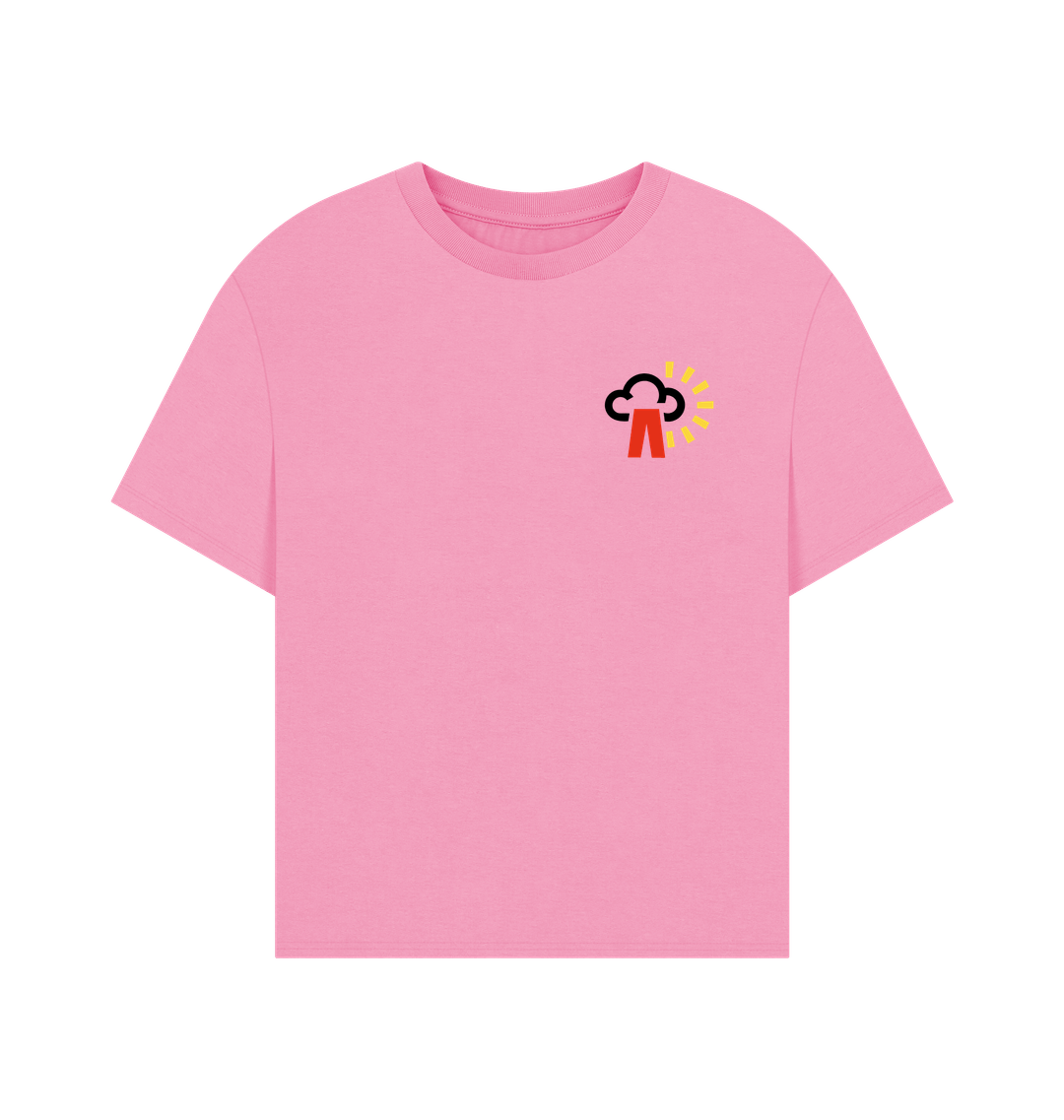 Rose Pink Printed T-shirt