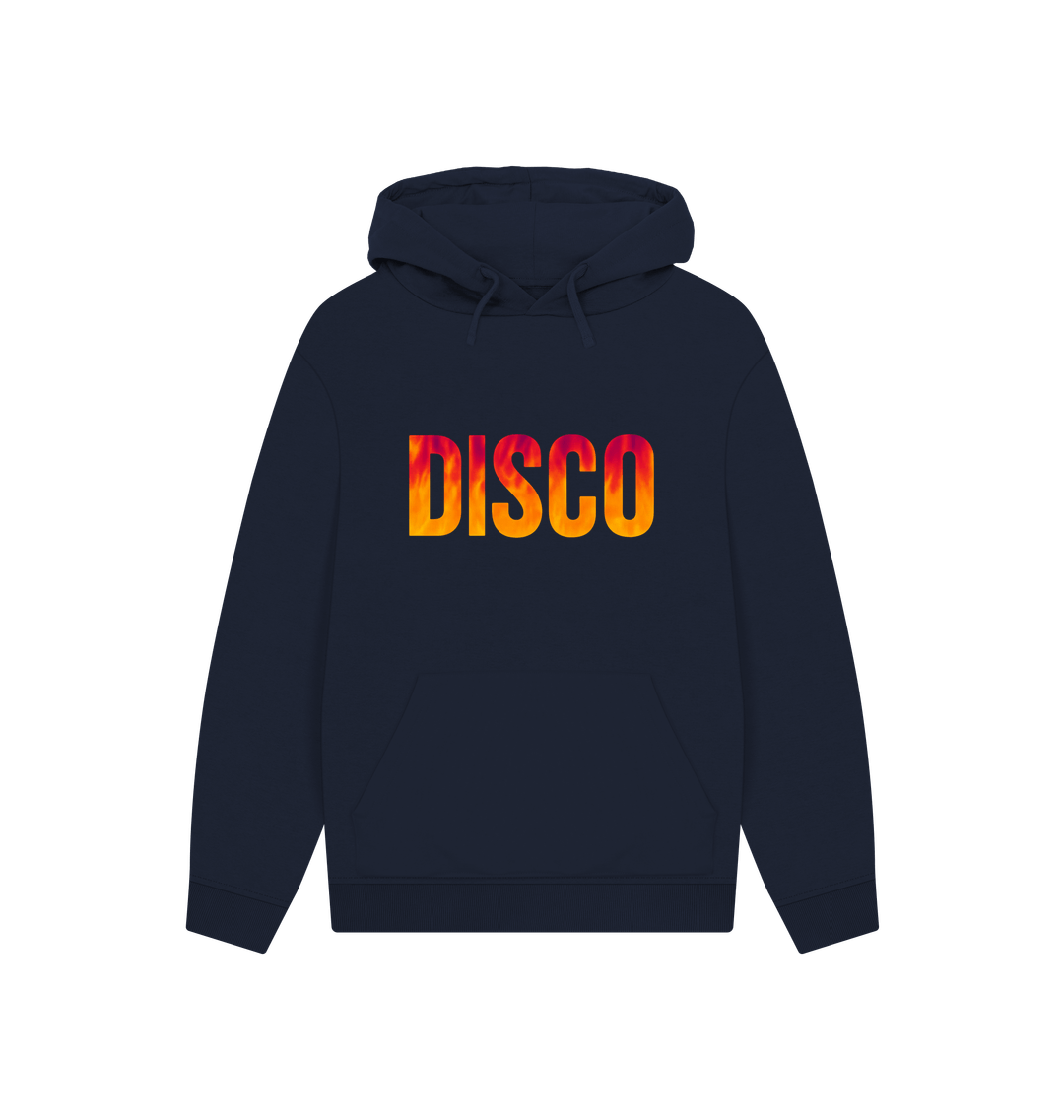Navy Printed Hoody