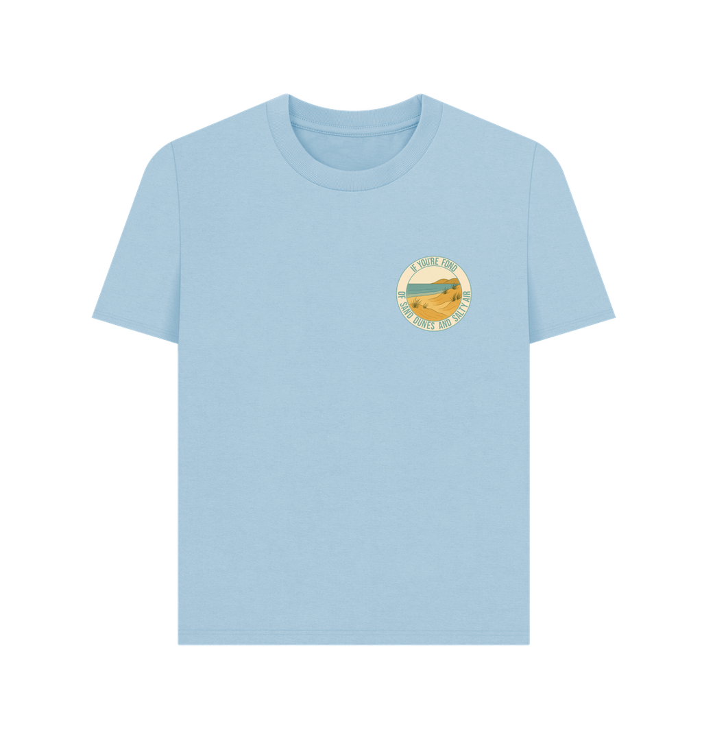 Milky Blue Printed T-shirt