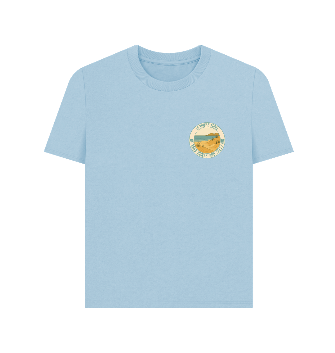 Milky Blue Printed T-shirt