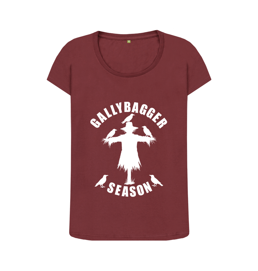 Red Wine Printed T-shirt Front