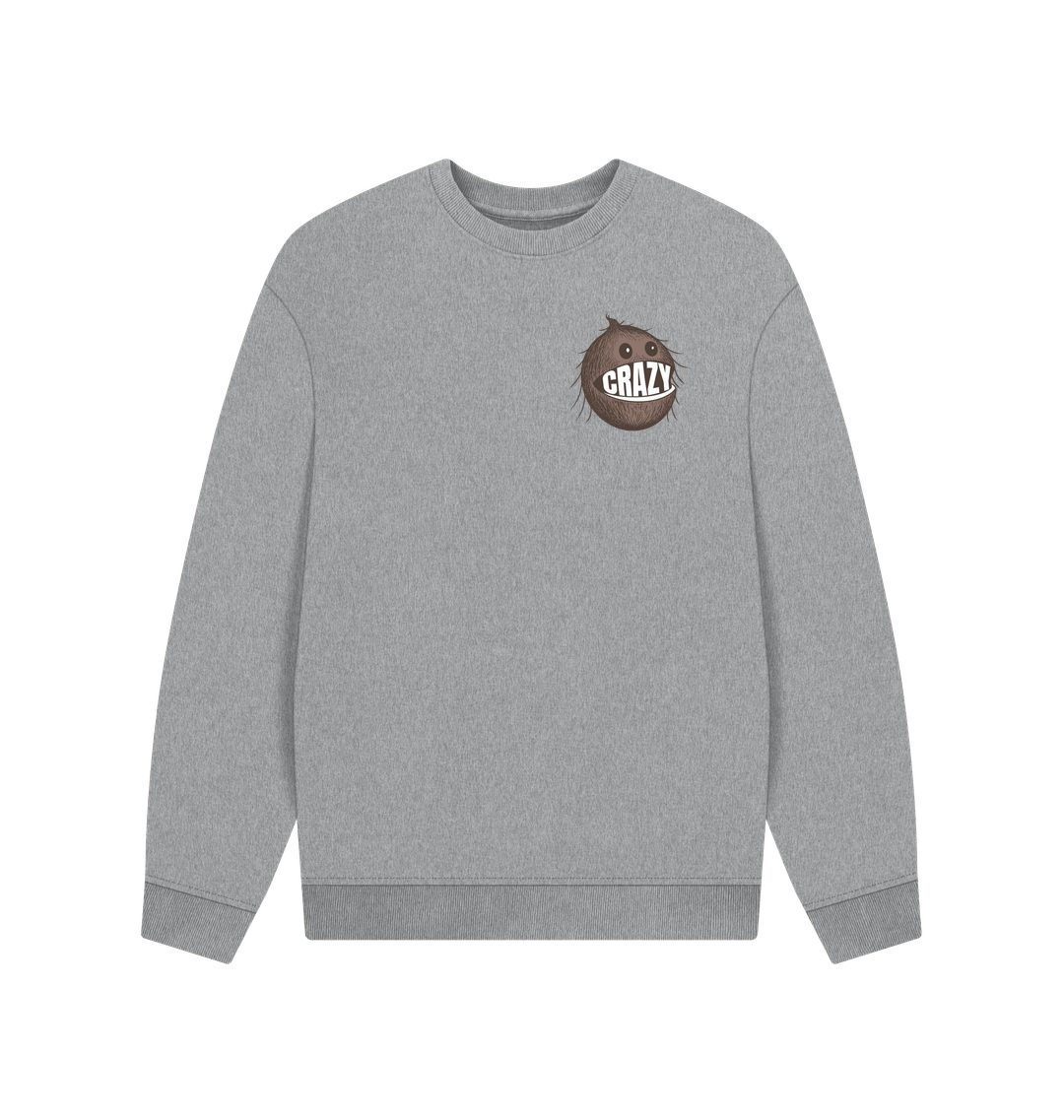 Athletic Grey Printed Sweater