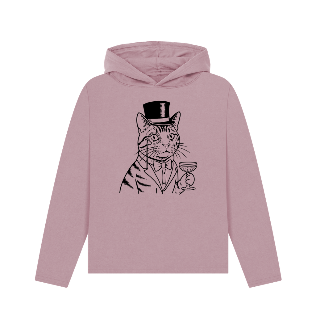 Mauve Printed Hoody