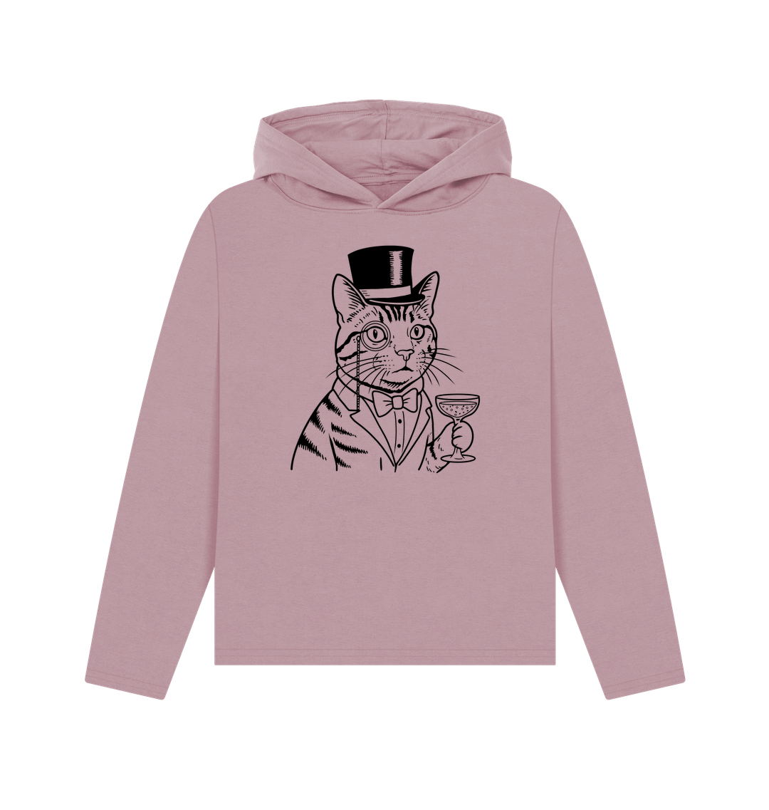 Mauve Printed Hoody