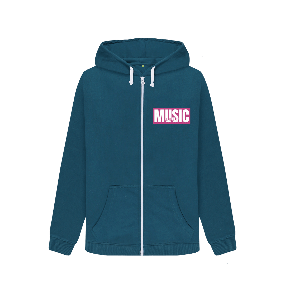 Denim Blue Zip hoody