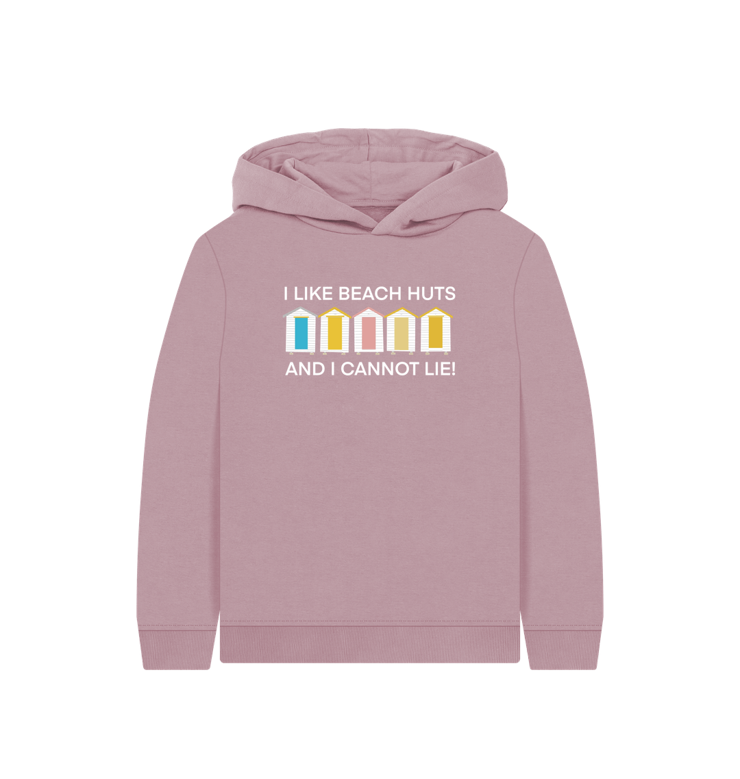 Mauve Printed Kids Hoodie