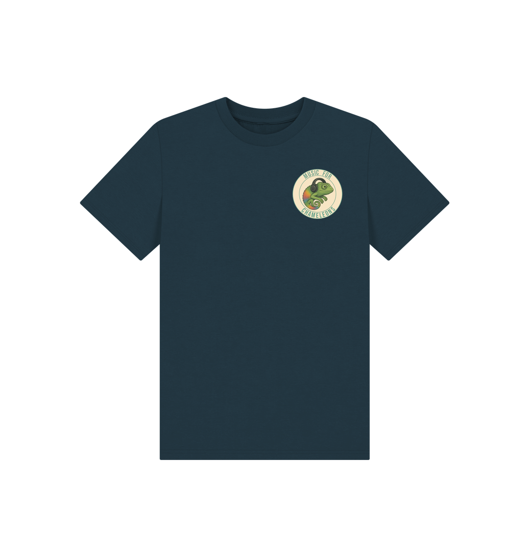 Denim Blue Printed Kids T-Shirt