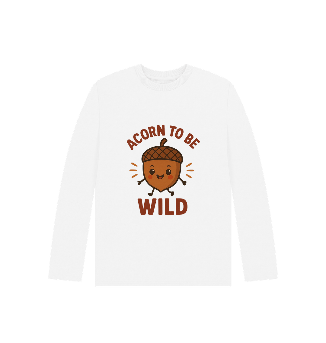 White Printed Kids T-Shirt Front