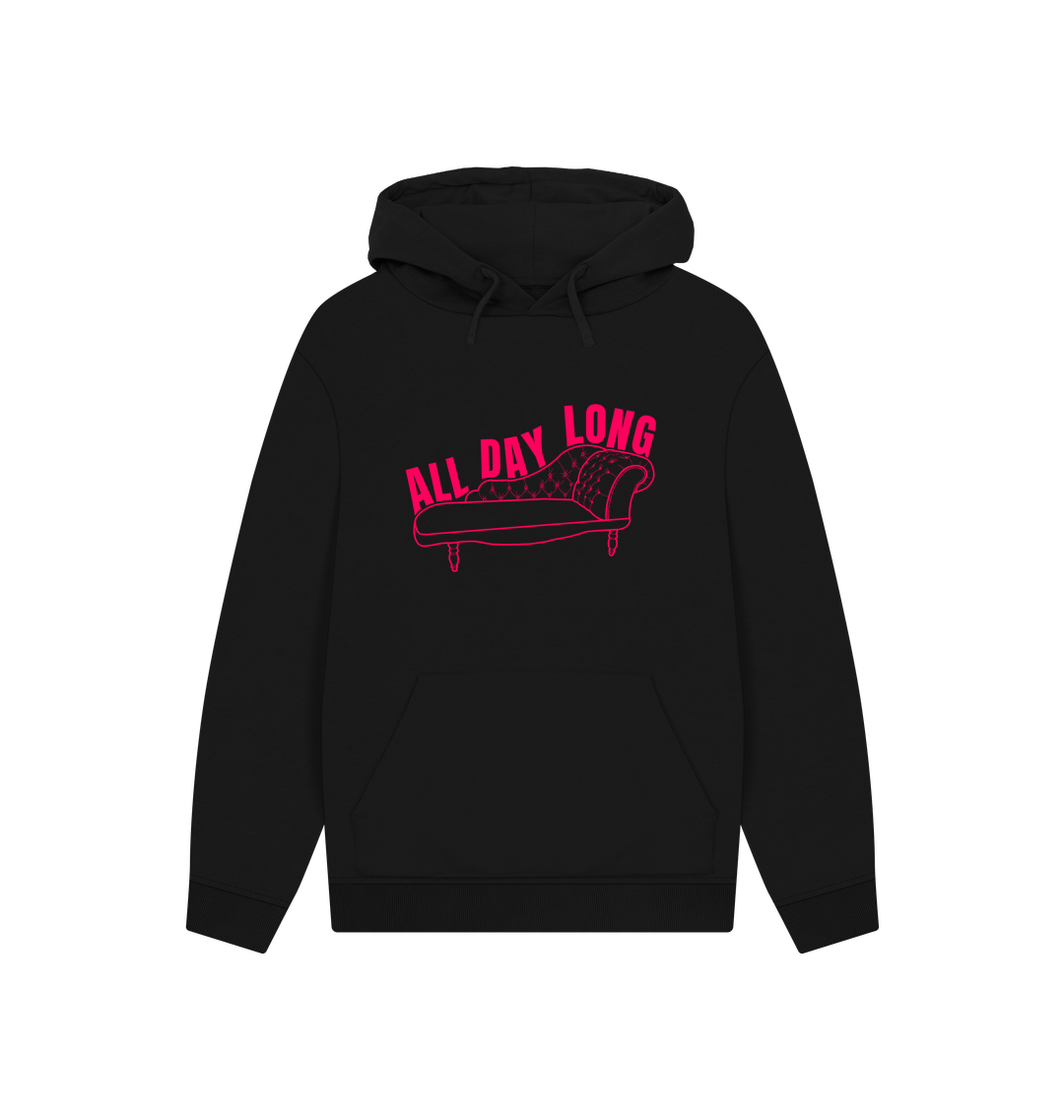 Black Printed Hoody
