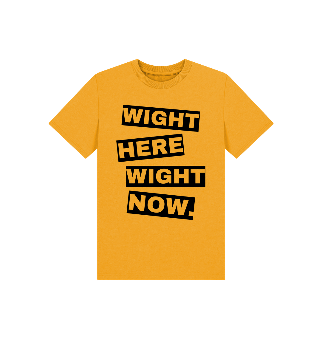 Mustard Printed Kids T-Shirt
