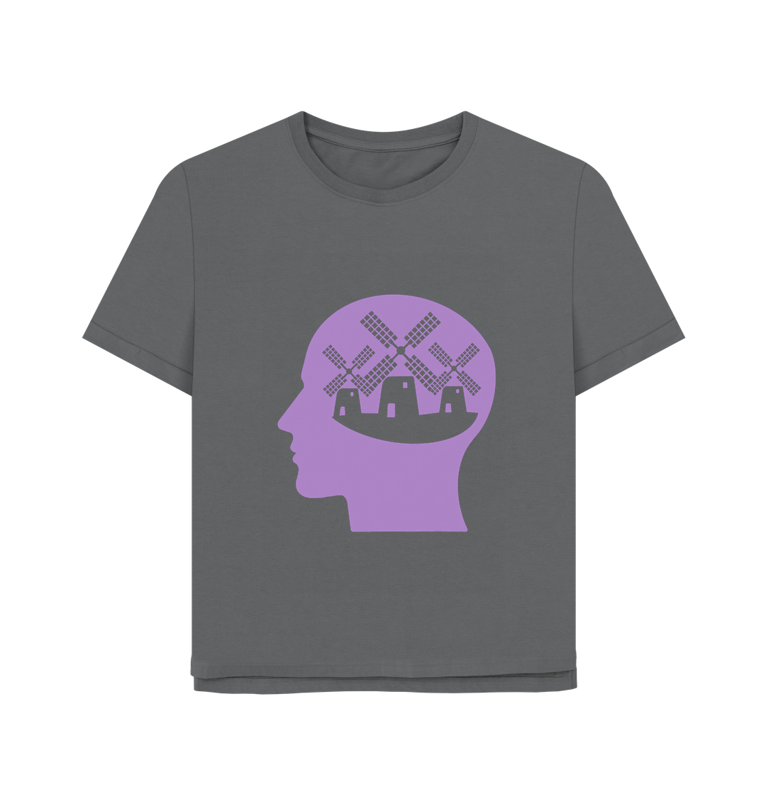 Slate Grey Printed T-shirt