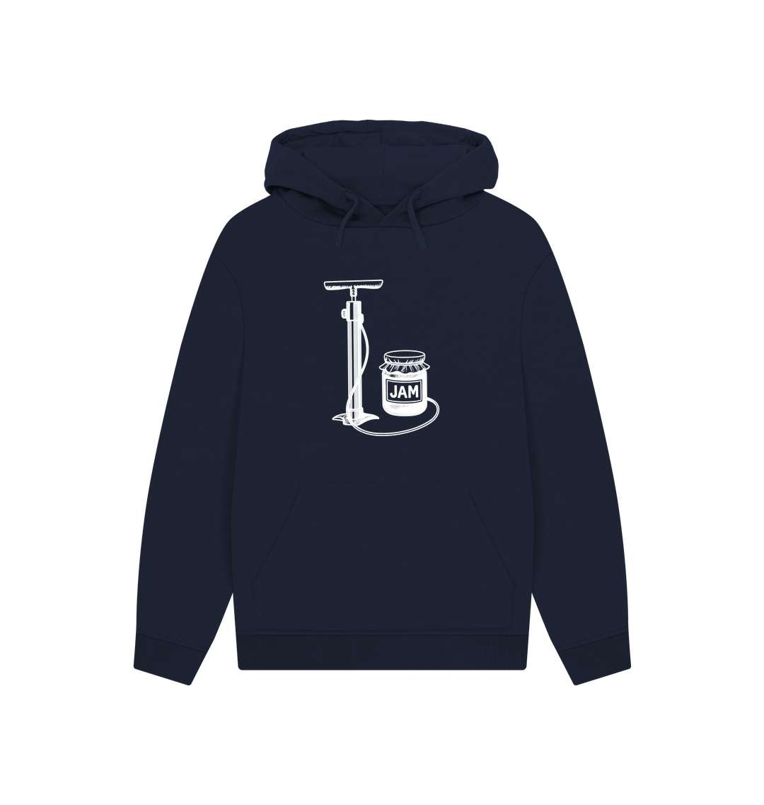 Navy Printed Hoody