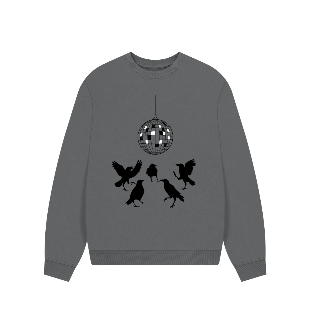 Slate Grey Printed Sweater
