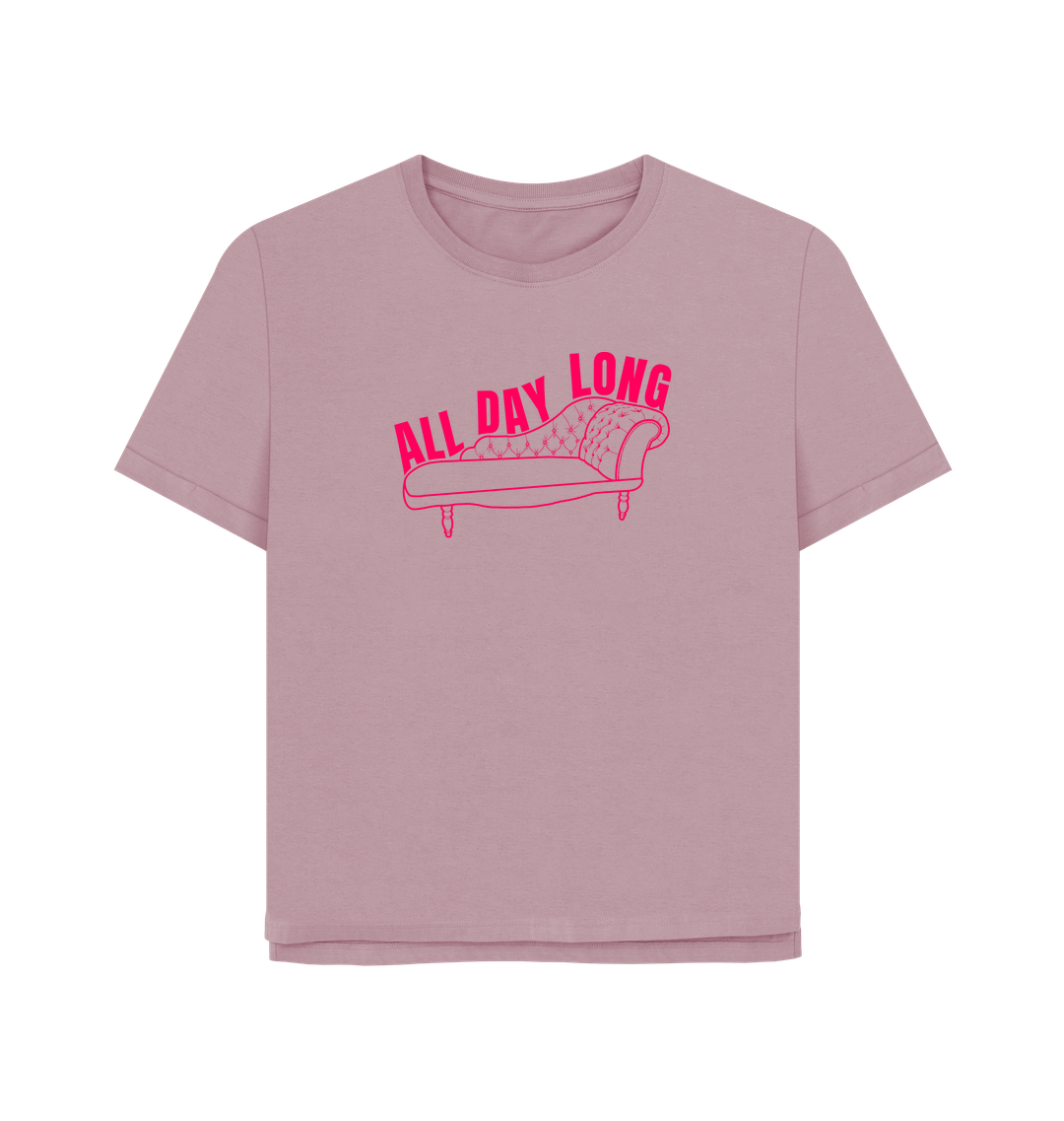 Mauve Printed T-shirt