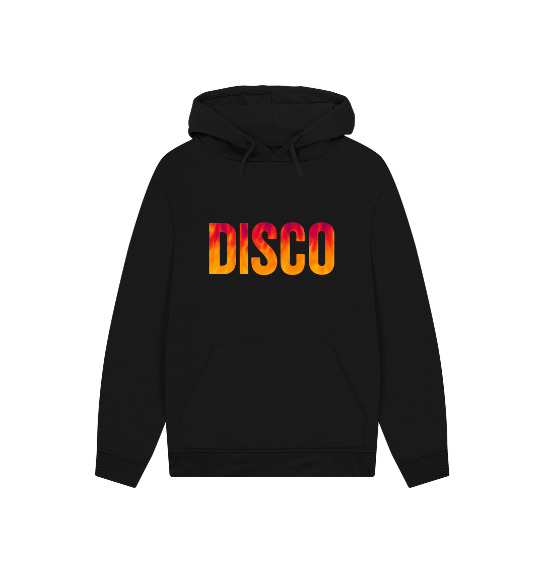 Black Printed Hoody