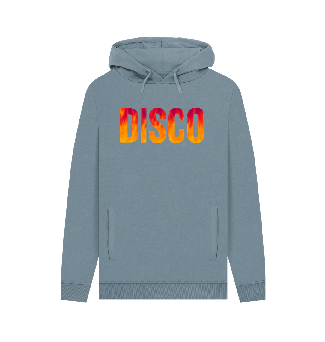 Stone Blue Printed Hoody