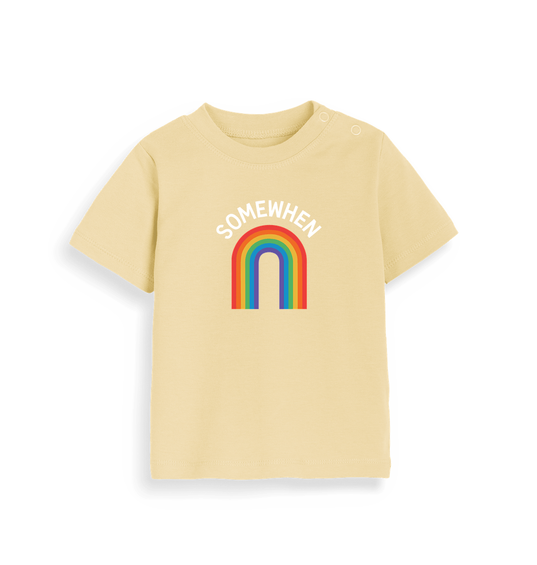 Soft Yellow Printed Kids T-Shirt