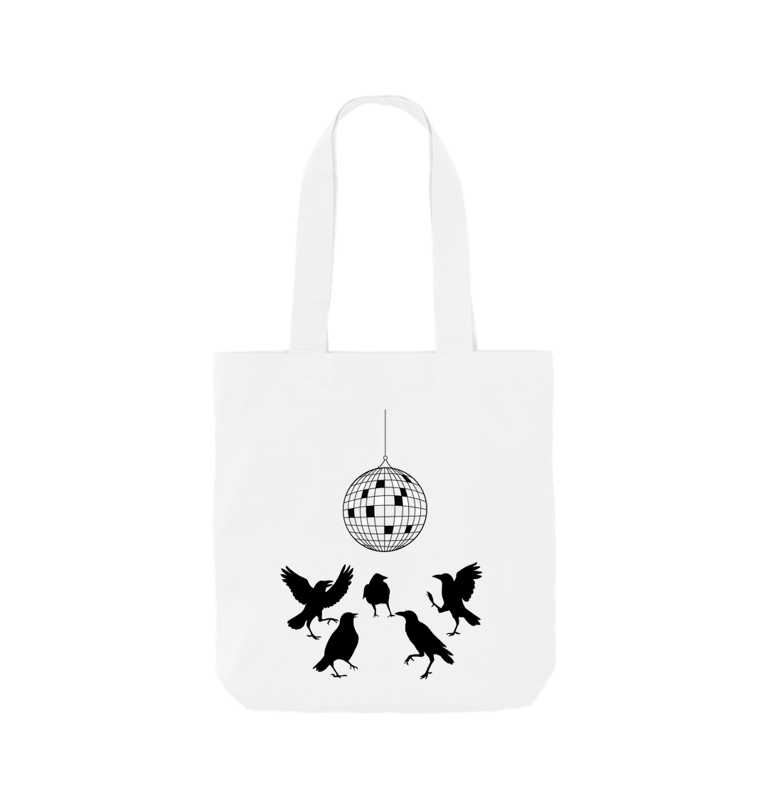 White Printed Bag
