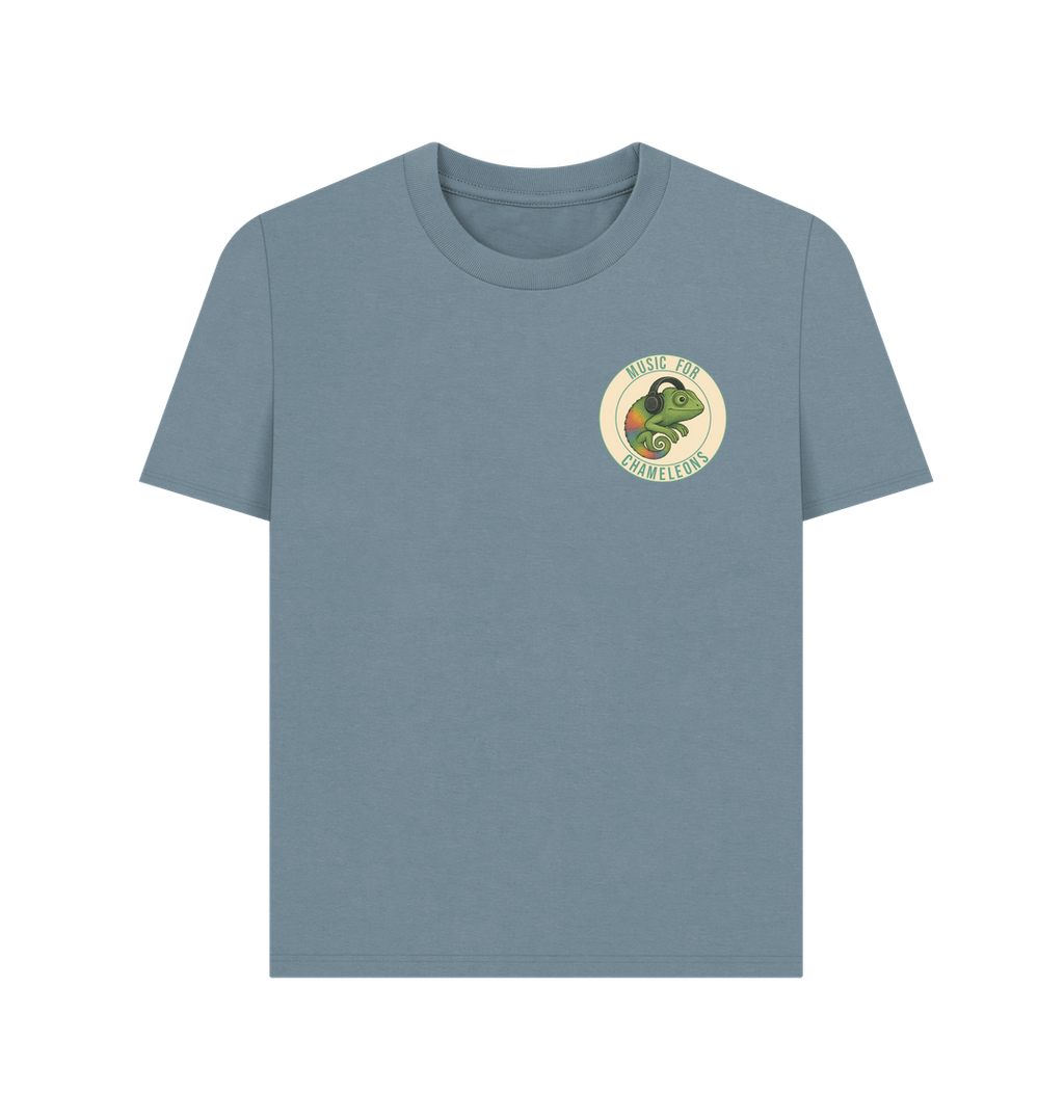Stone Blue Printed T-shirt