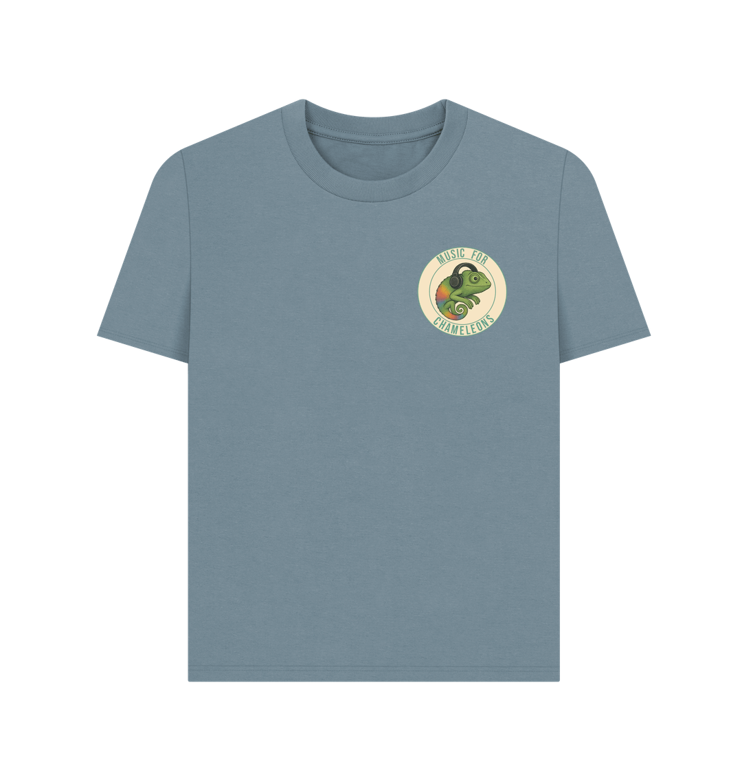 Stone Blue Printed T-shirt