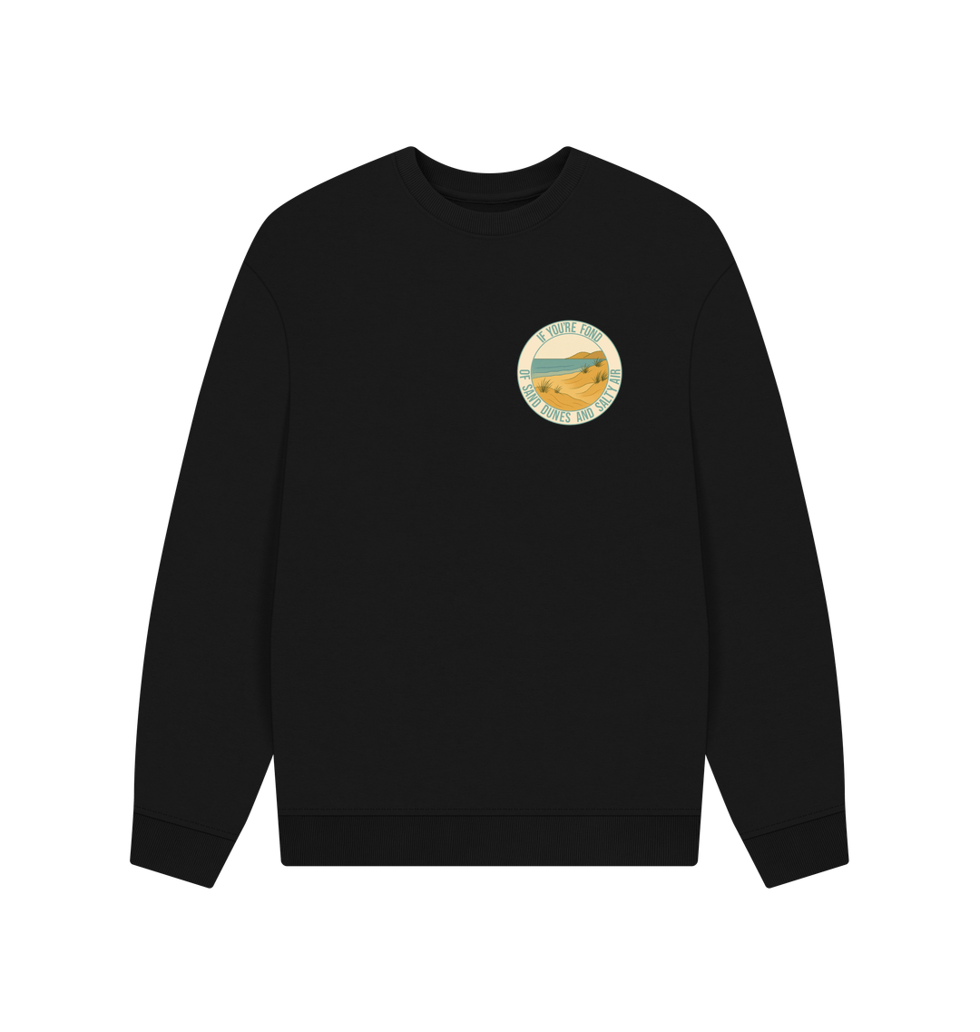 Black Printed Sweater
