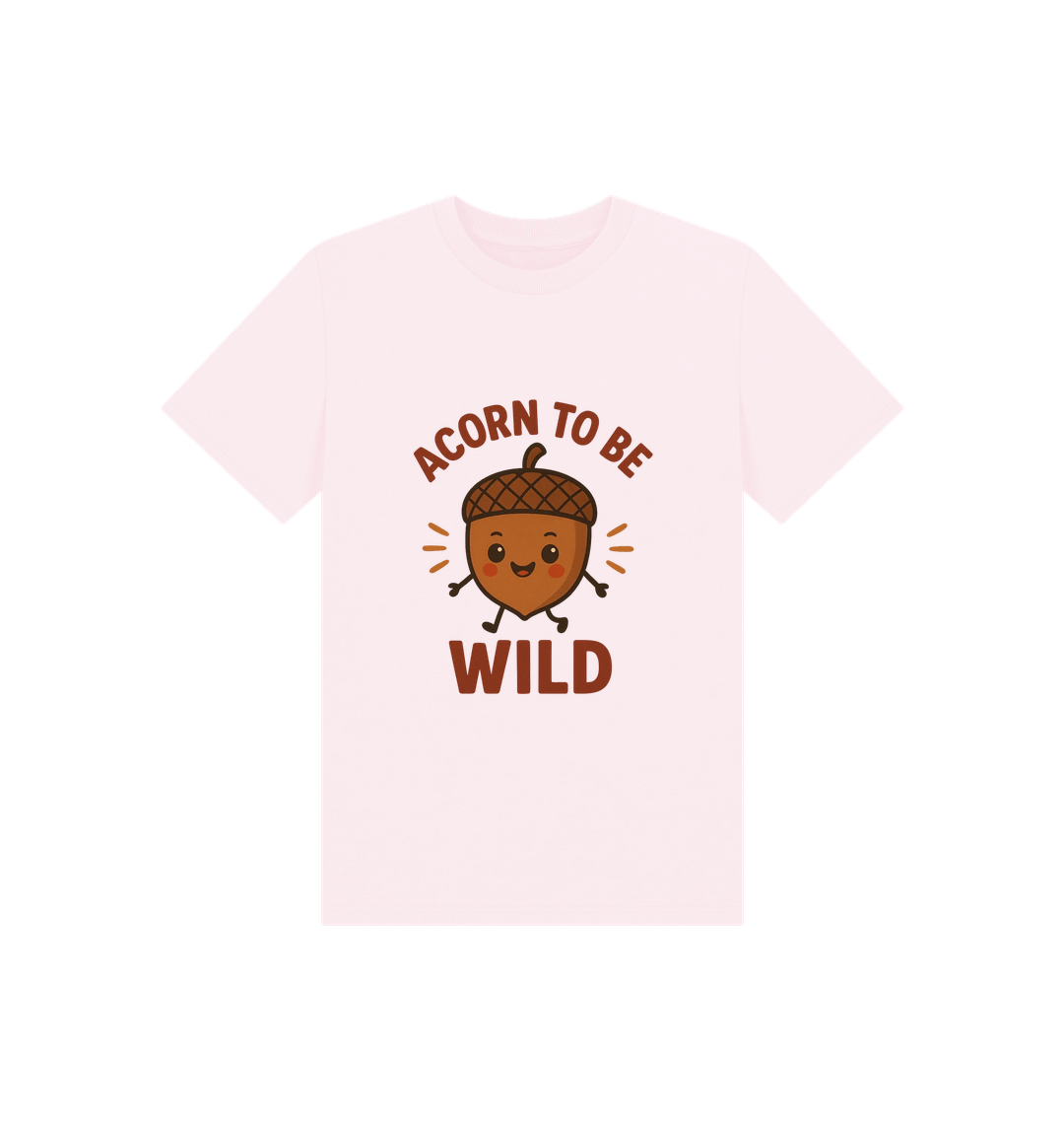 Pink Printed Kids T-Shirt Front