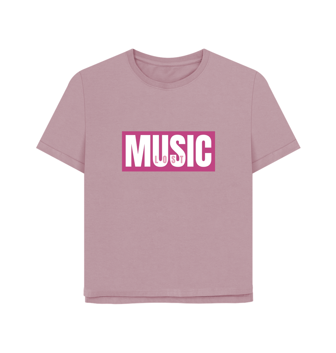 Mauve Printed T-shirt