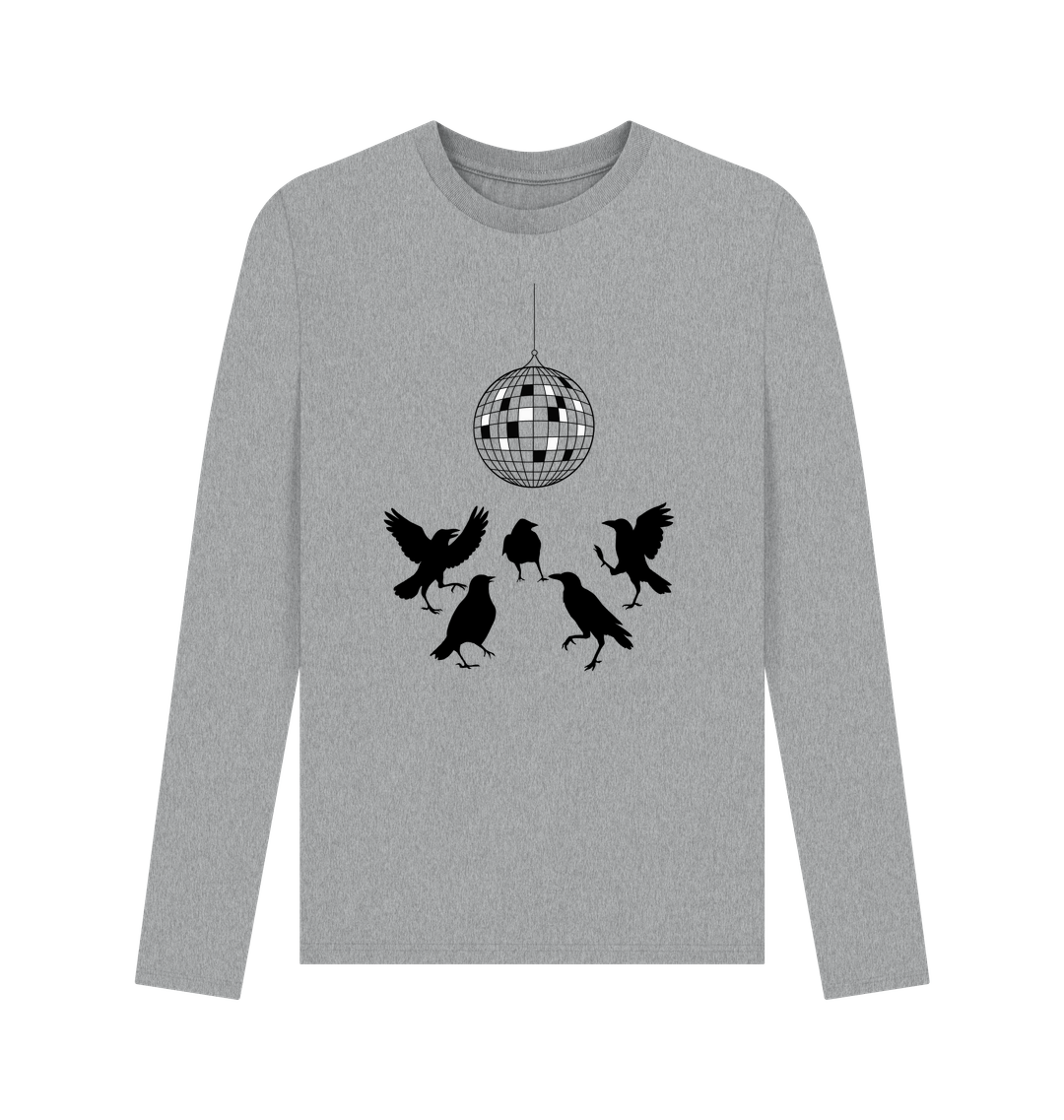 Athletic Grey Printed Long Sleeve T Shirt