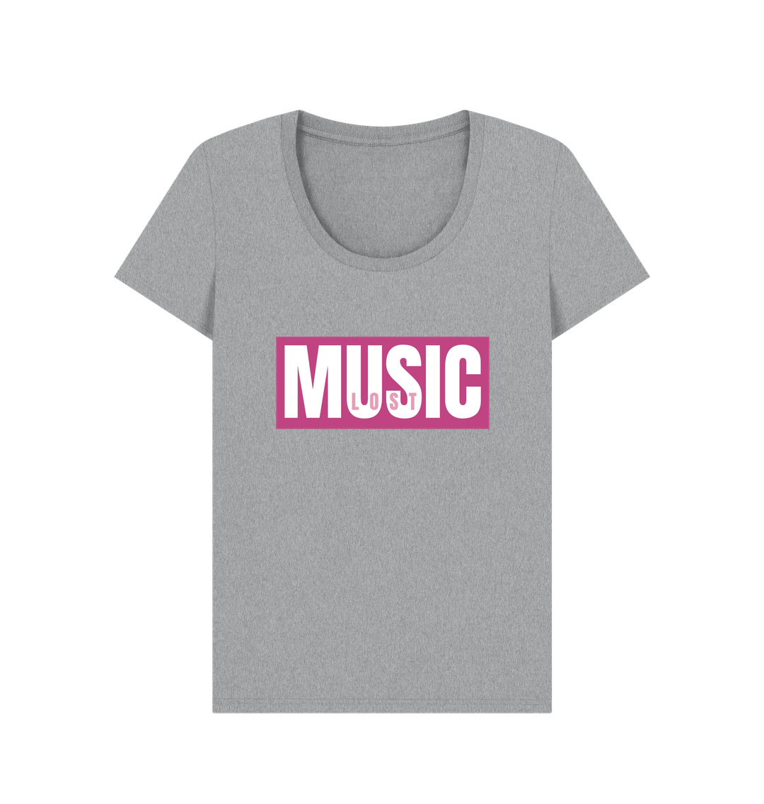 Athletic Grey Printed T-shirt