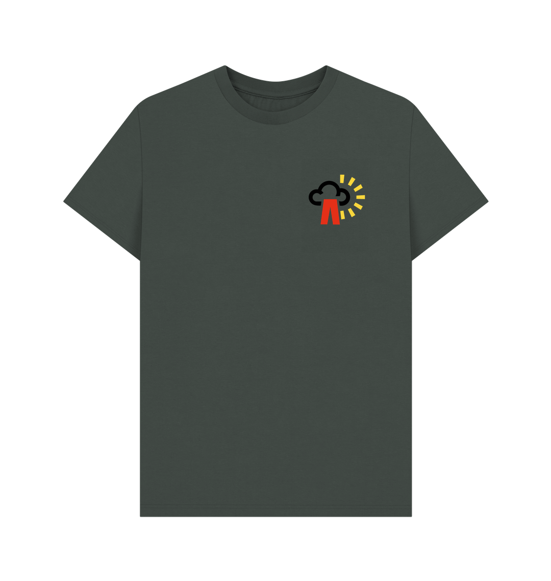 Dark Grey Printed T-shirt