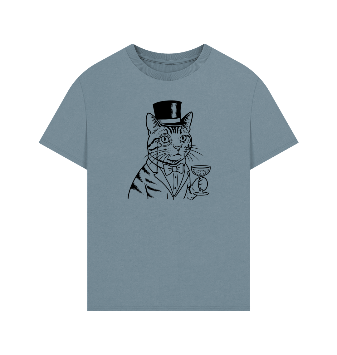 Stone Blue Printed T-shirt