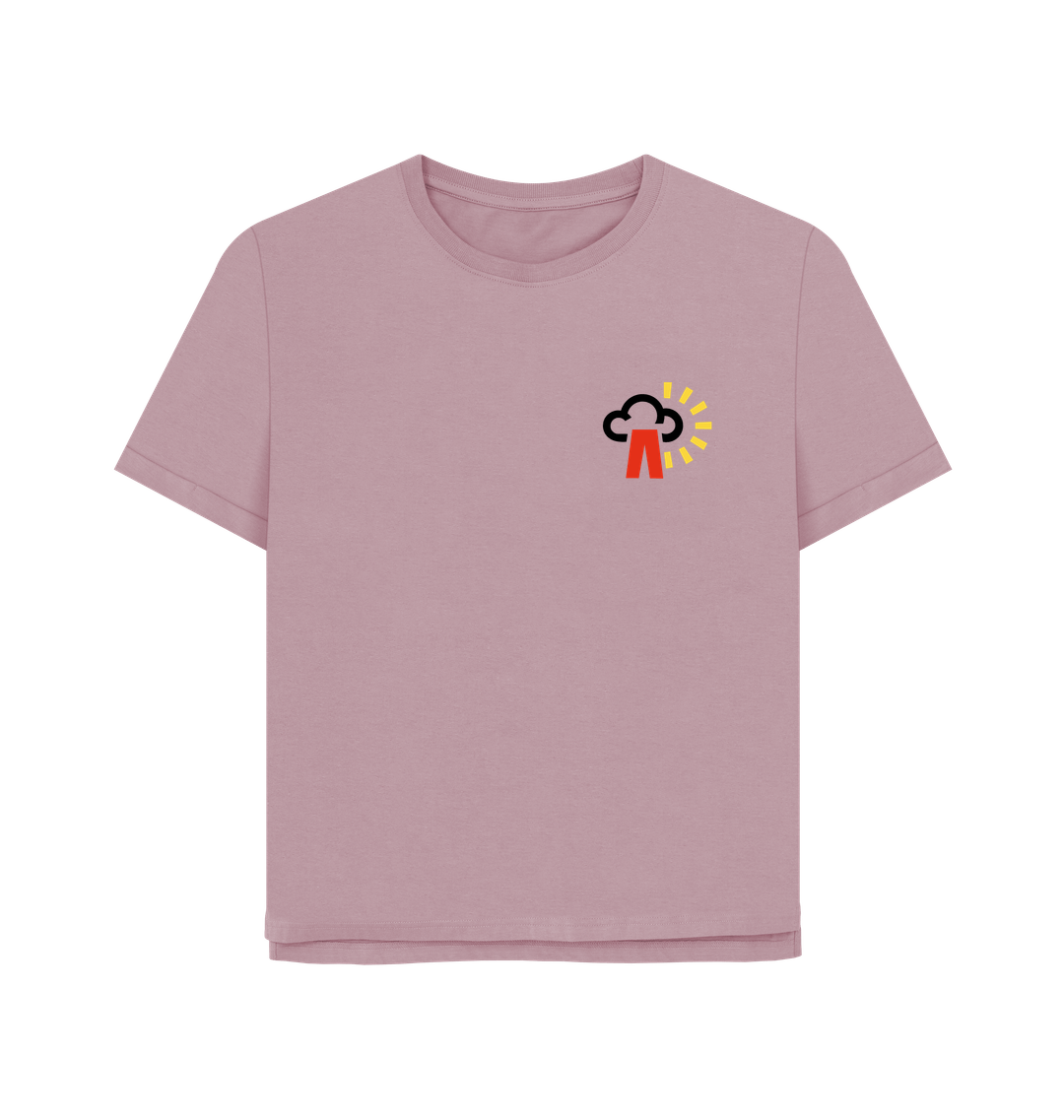 Mauve Printed T-shirt