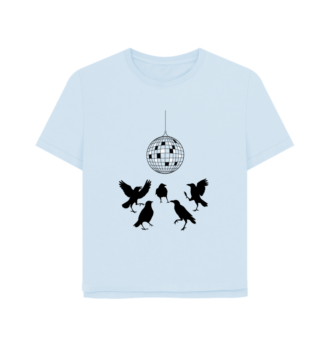 Sky Blue Printed T-shirt